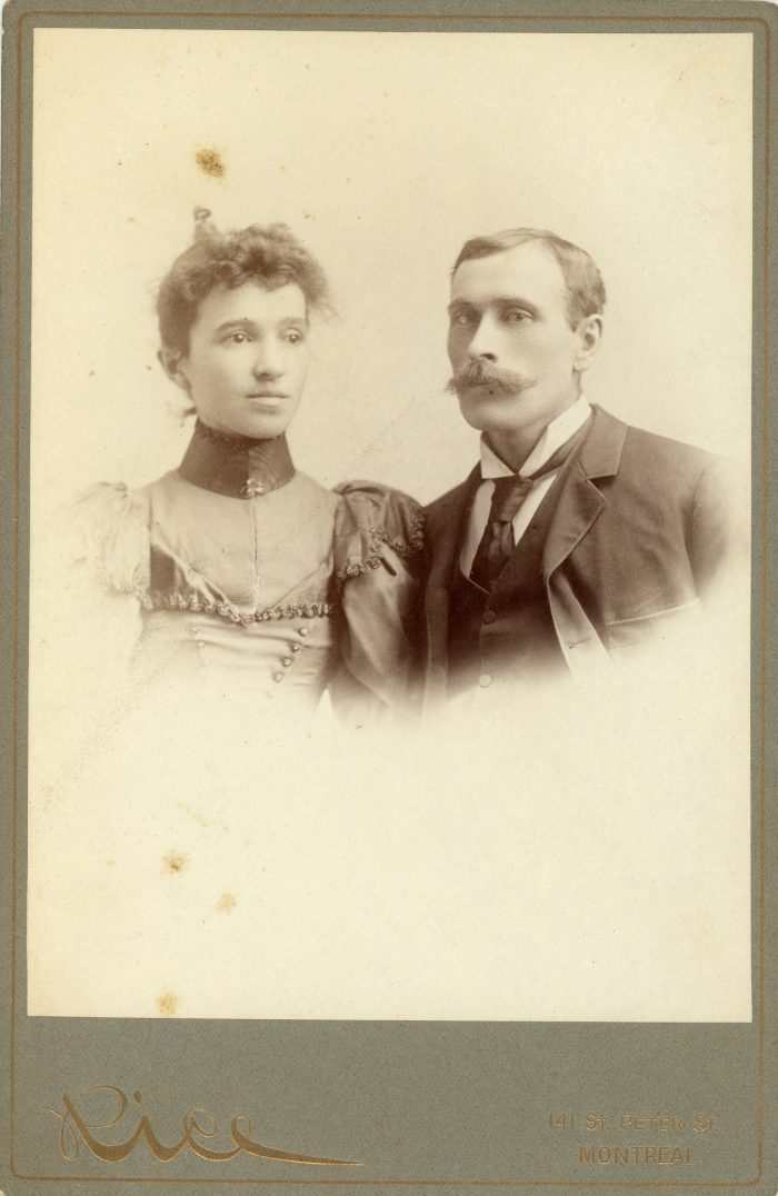 Reuben Copping and Eliza "Lizzie" Mason, probably taken at the time of their marriage in 1894. (P239 Copping-Boyce family fonds) P239-001-008